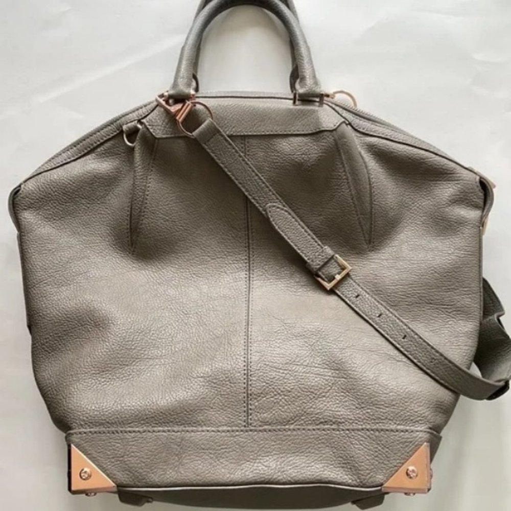 Alexander Wang Gray Leather Tote Bag